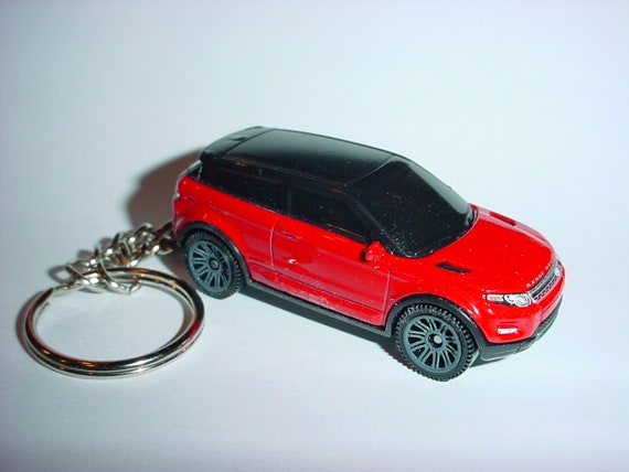 3D Land Rover Velar custom keychain by Brian Thornton keyring key chain finished in black color trim diecast metal body