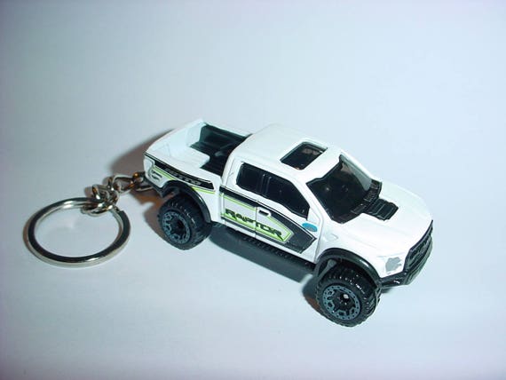 3d 2015 Ford F 150 Raptor Truck Custom Keychain By Brian Thornton Keyring Key Chain Finished In White 4x4 Racing Trim Pick Up Offroad