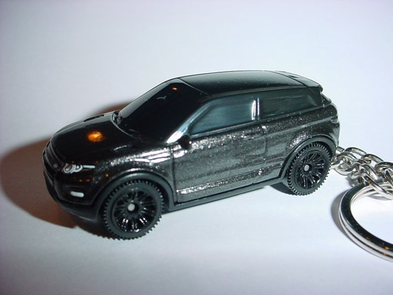 3D Land Rover Velar custom keychain by Brian Thornton keyring key chain finished in black color trim diecast metal body