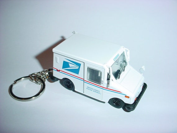 3d Usps Llv Mail Truck Custom Keychain By Brian Thornton Etsy
