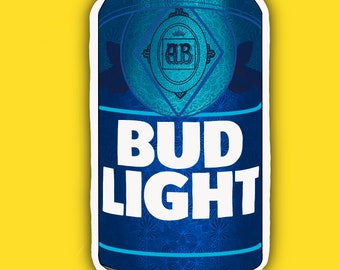 Bud Light Vinyl Sticker Decal – 14-Inch, Perfect For Coolers & Laptops
