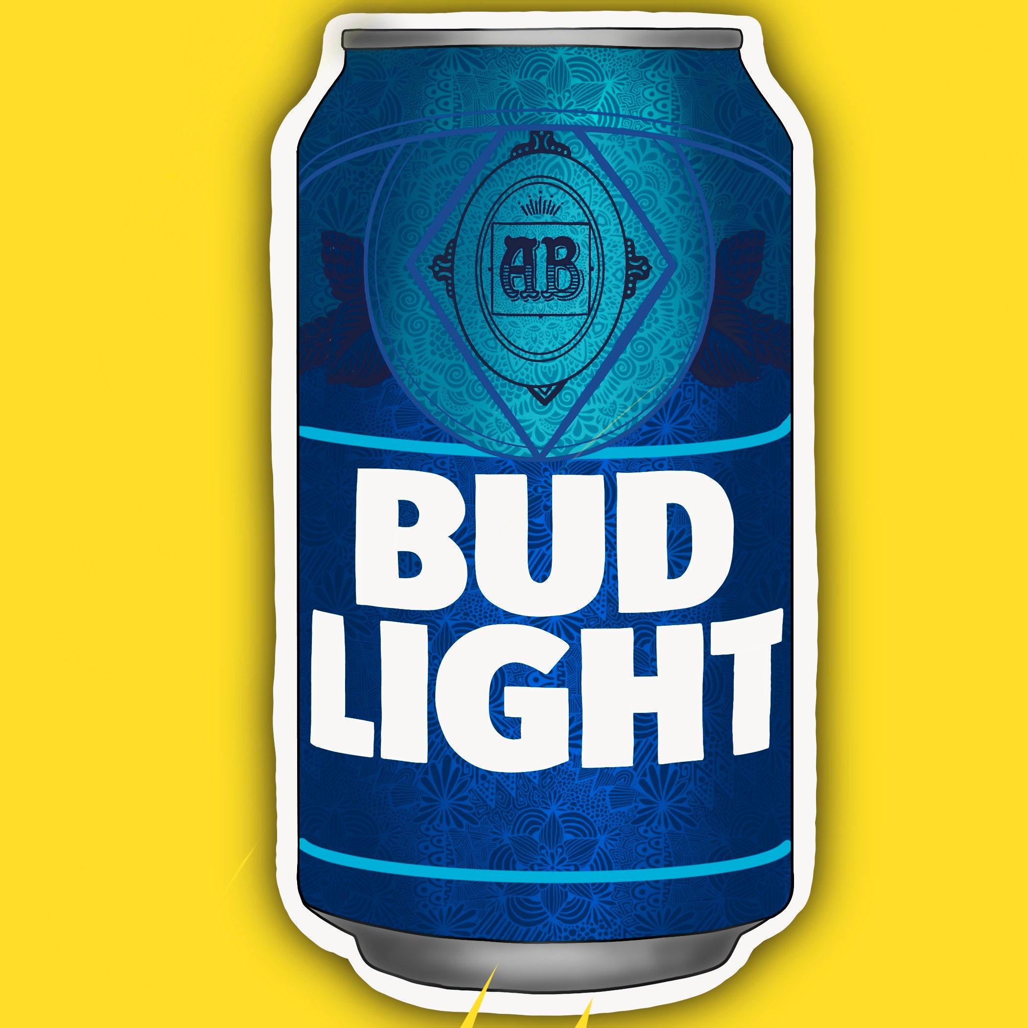 Bud Light Vinyl Stickers Hydro Flask Decal VSCO Sticker Etsy Bud Light Vinyl Stickers Hydro Flask Decal VSCO Sticker Etsy