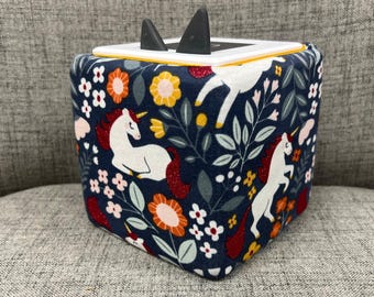 Unicorn Floral - Cloth Cover Compatible with Toniebox