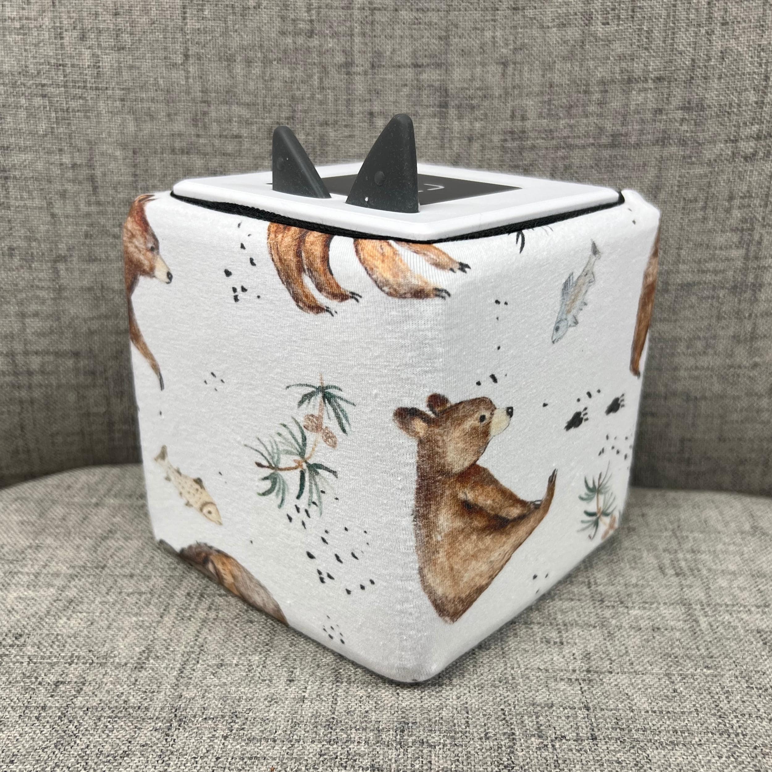 Bear and Fish - Cloth Cover Compatible with Toniebox