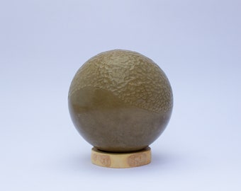 Yin Yang hikaru dorodango, art japonais, fait main, sphère ornementale unique