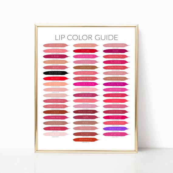 Lipsense Colors Chart Australia