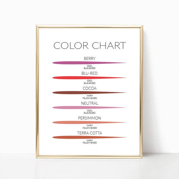 Marketing Color Chart