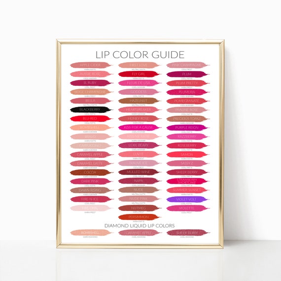 Lipsense Eyeshadow Color Chart