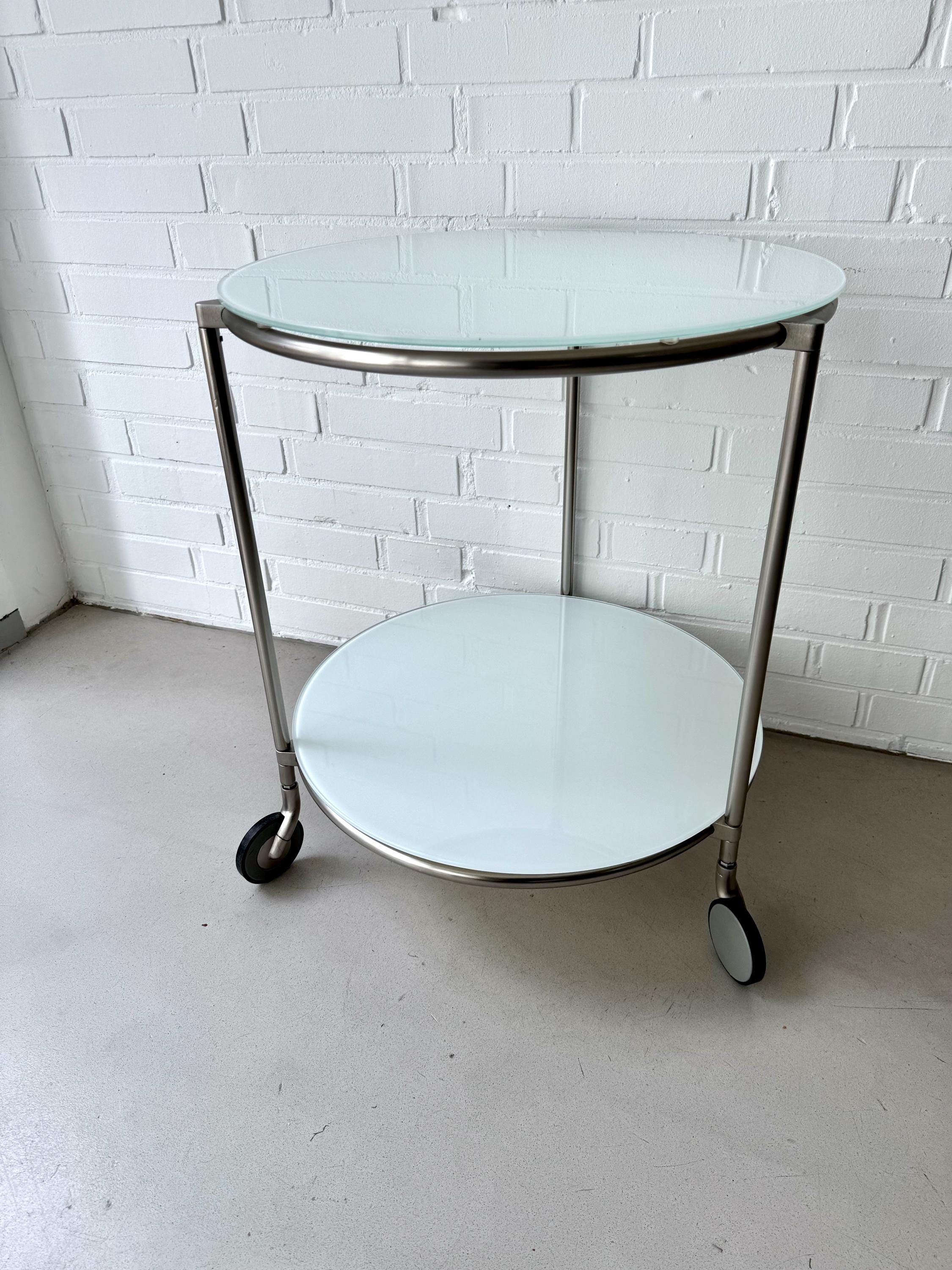 Vintage Bar Cart Ikea Strind, Round Vintage Ikea Side Table