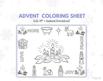 Advent Symbols To Color