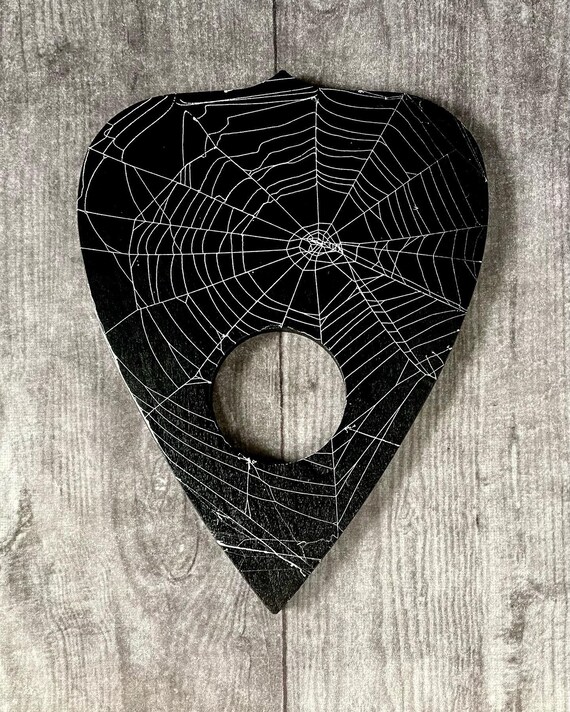 Real Spider Web, Macabre, Halloween Decor, GothicHome Decor, Bat Decor, SpiderWeb, Ouija, Planchette