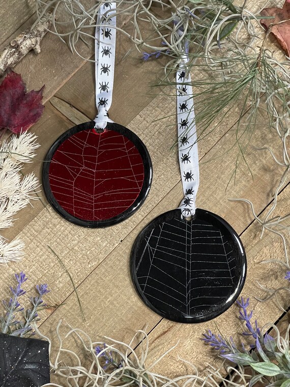 Ornament, Spider Web, Halloween,Spooky Christmas, Witchy , Gothic Decor, Night before Christmas, Krampus, Spiderweb, Ornaments