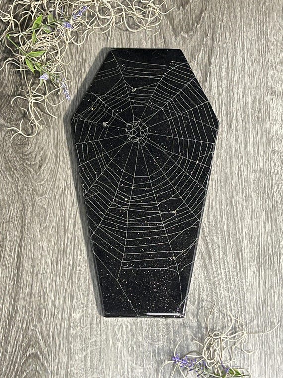 Coffin, Coffin Plaque, Halloween Decor Gothic Home Decor Vampire Decor