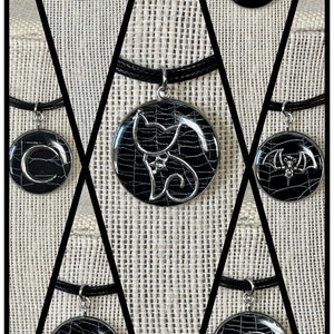 Real Spiderweb Necklace Witchy Jewelry Gothic Stainless Steel Pendant