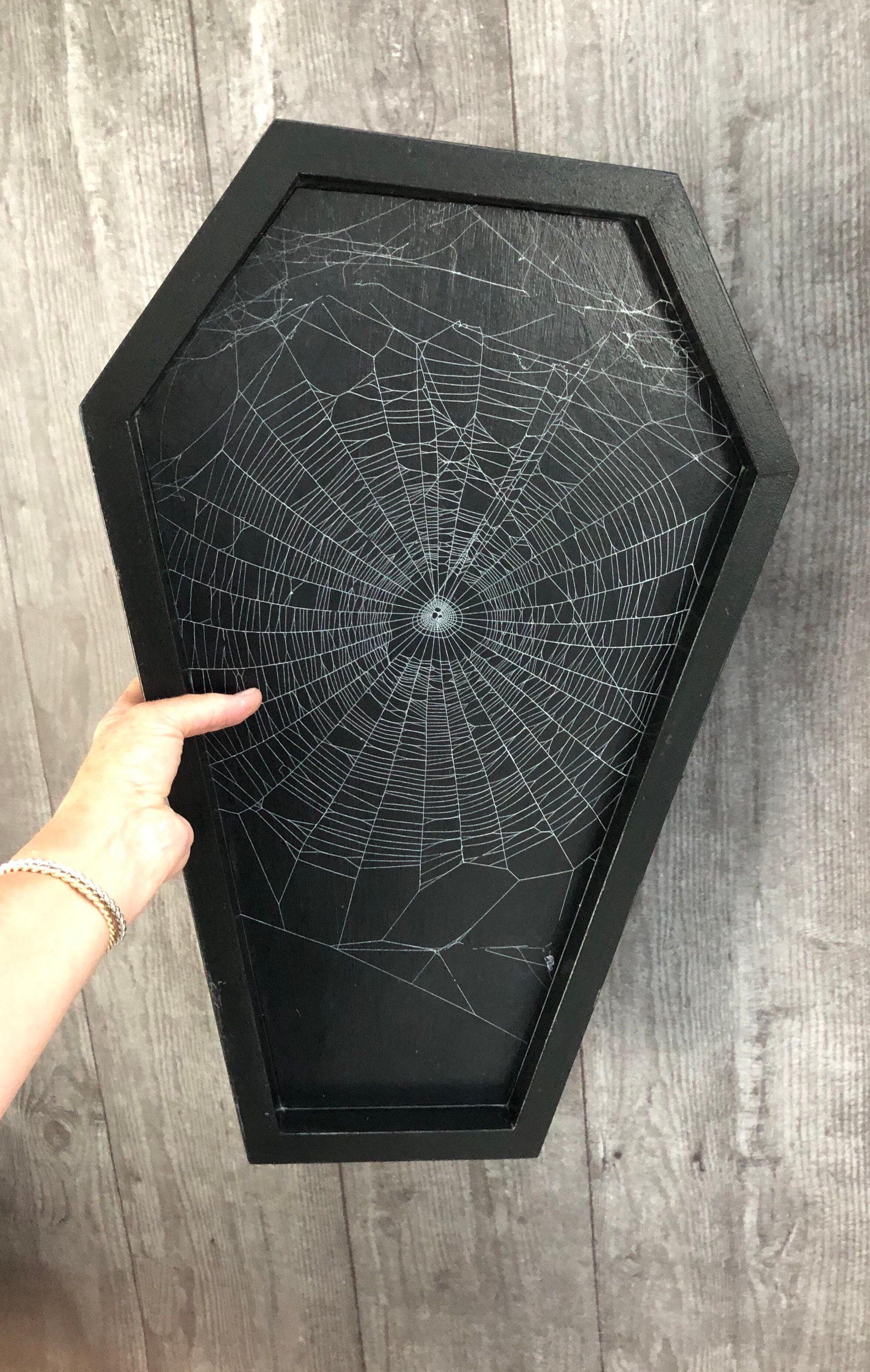 metal spider web decoration