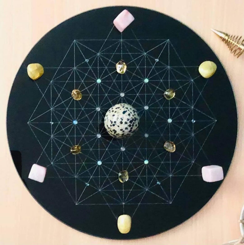 64 Point Star Tetrahedron - Crystal Grid - Sacred Geometry - Gridding ...