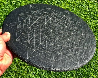 64 Grid Tetrahedron Crystal Grid 8 Star Tetrahedron Crystal Grid Altar ...