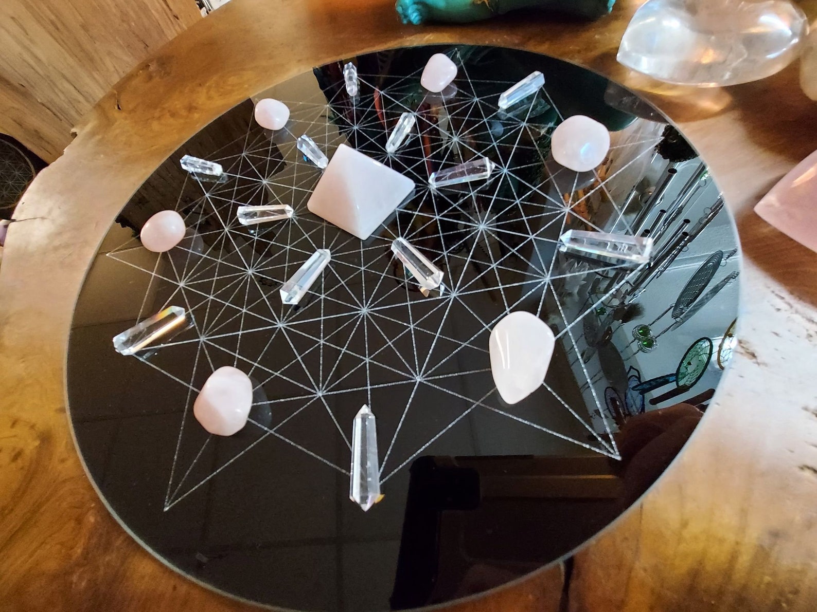 64 Point Star Tetrahedron - Crystal Grid - Sacred Geometry - Gridding ...