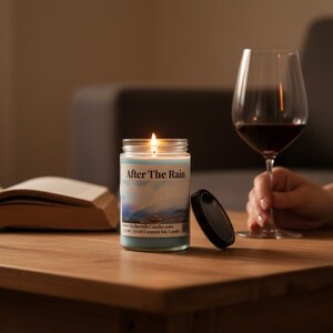 After The Rain Coconut Soy 12.5 oz/ 375 ml Candle Wood Wick