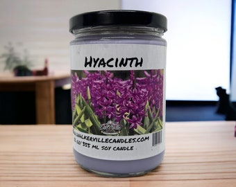 Hyacinth 12 oz Soy Candle