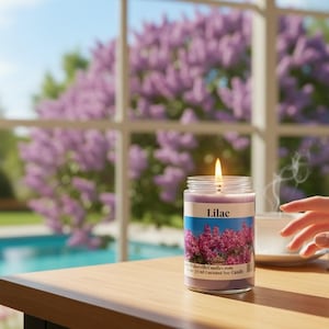 Lilac Coconut Soy 12.5 oz/ 375 ml Candle