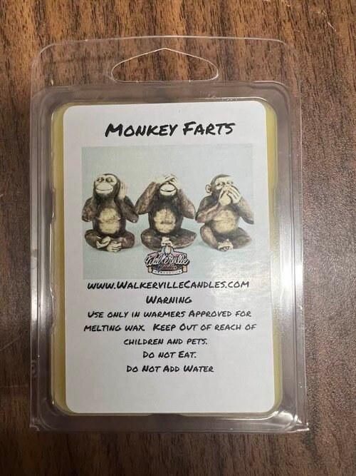 Monkey Farts Soy Wax Melts Wax Tarts Scented Wax Melts Wax Cubes