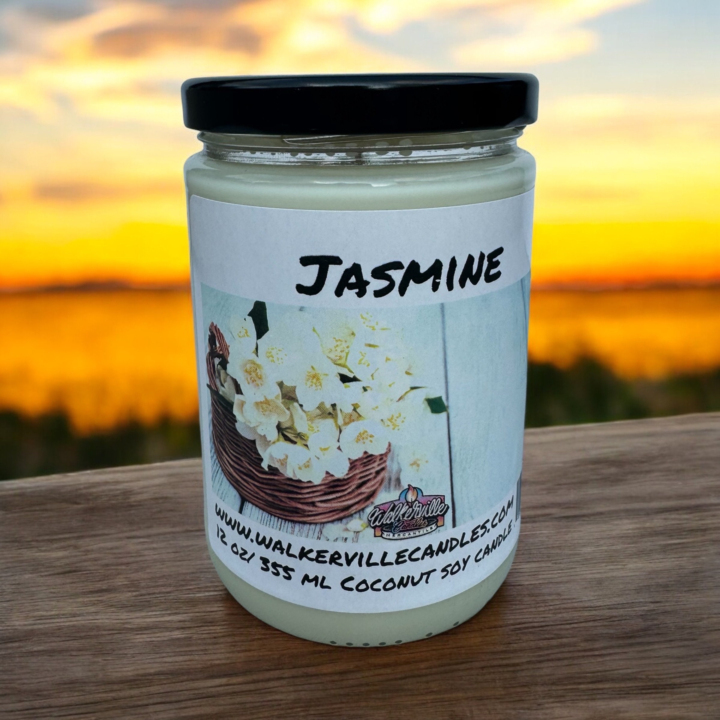 ジャスミン ココナッツ ソイ 12.5 オンス/ 375 ml キャンドル - Etsy 日本