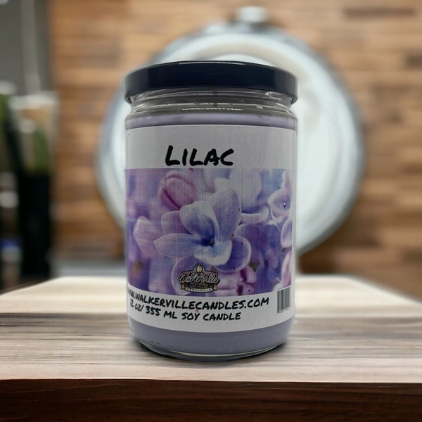 Lilac 12 oz Soy Candle