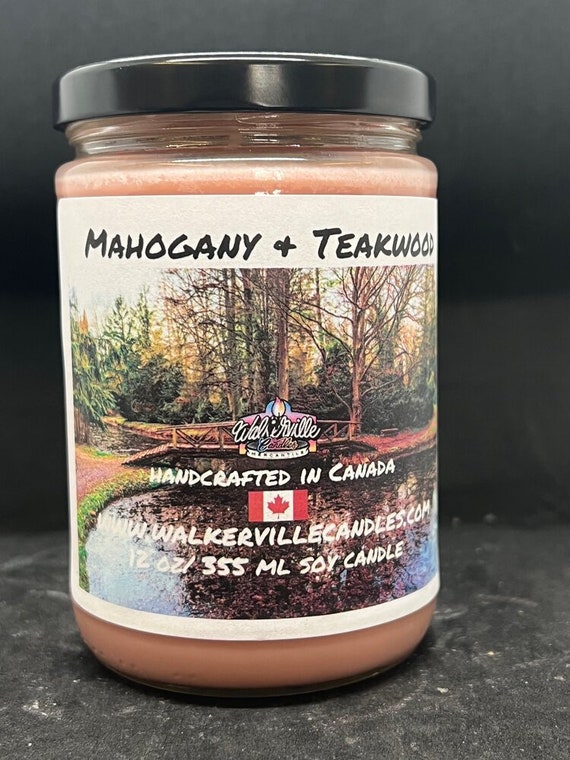 Mahogany + Teakwood 12 Oz Candle – Velalume