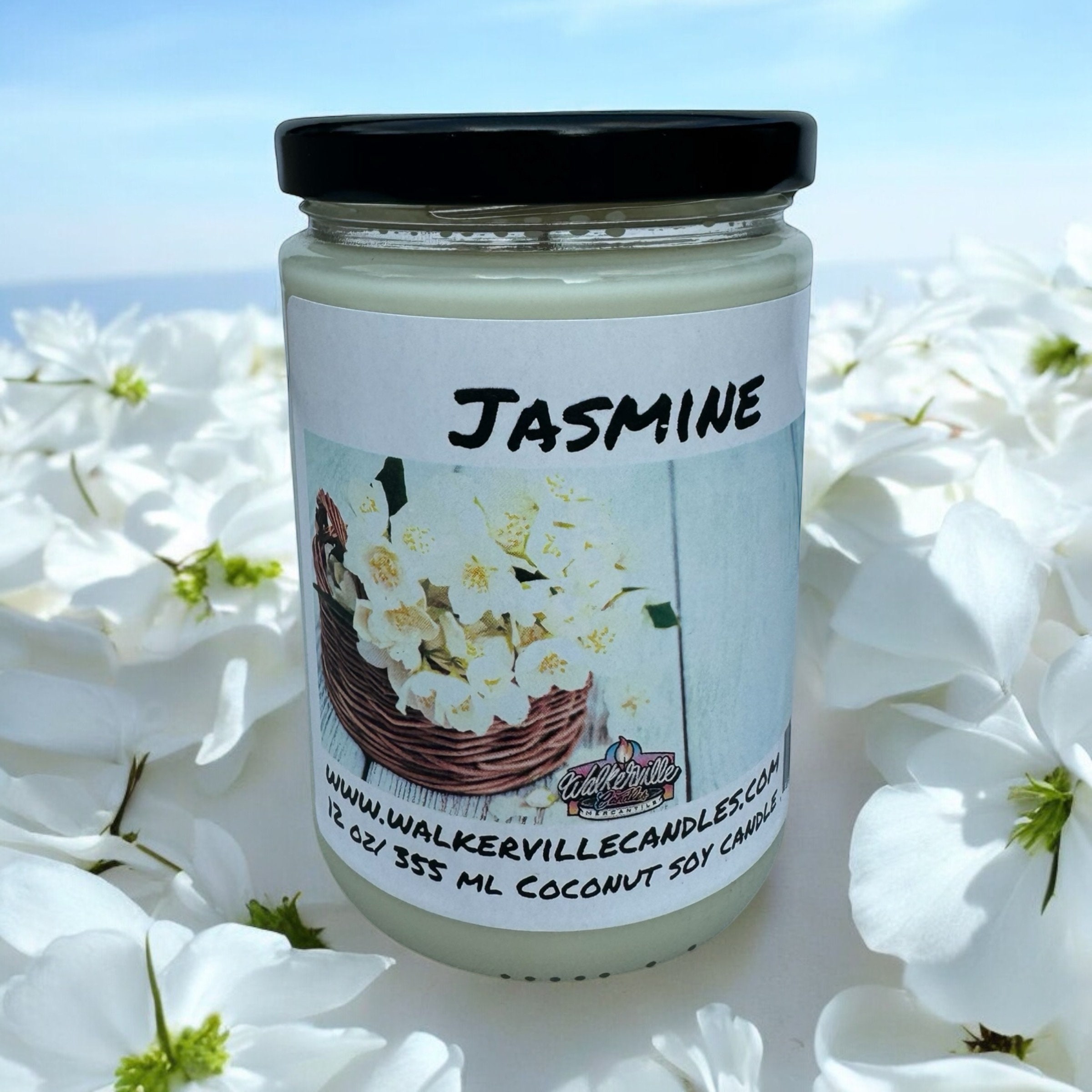 ジャスミン ココナッツ ソイ 12.5 オンス/ 375 ml キャンドル - Etsy 日本