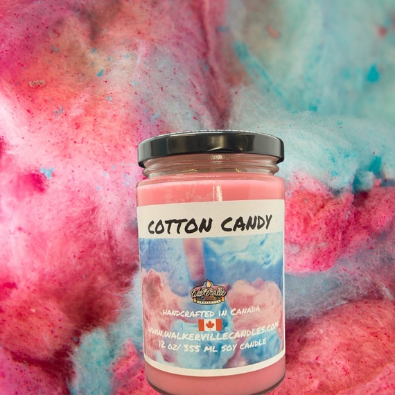Cotton Candy 12 Oz Soy Candle 