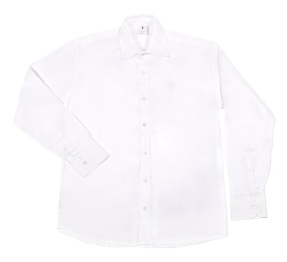 White Isla Linen Shirt / Mens Clothing 