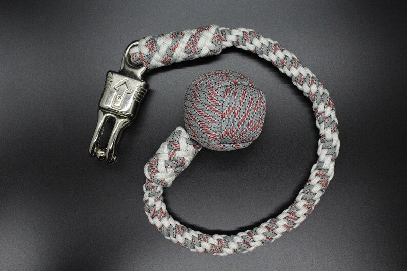 Paracord Biker Whip 24 Inches Total Length Panic Snap 2 Etsy