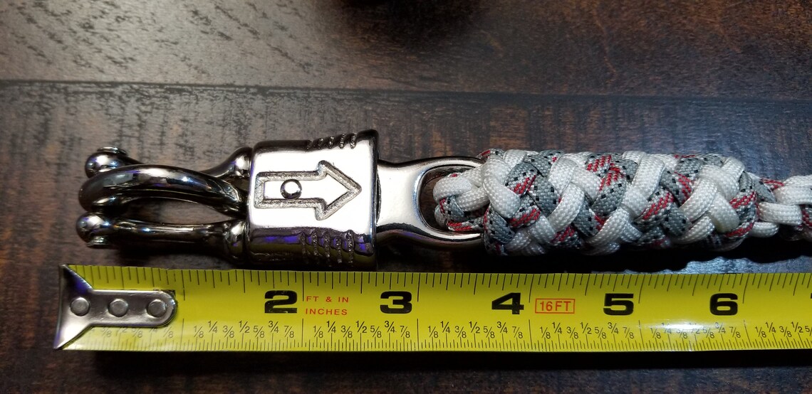 Paracord Biker Whip 24 Inches Total Length Panic Snap 2 Etsy