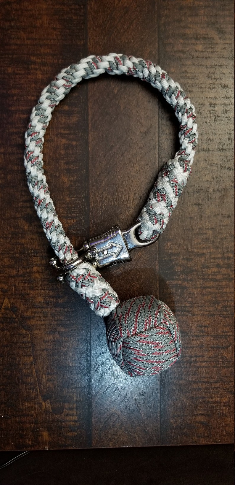 Paracord Biker Whip 24 Inches Total Length Panic Snap 2 Etsy