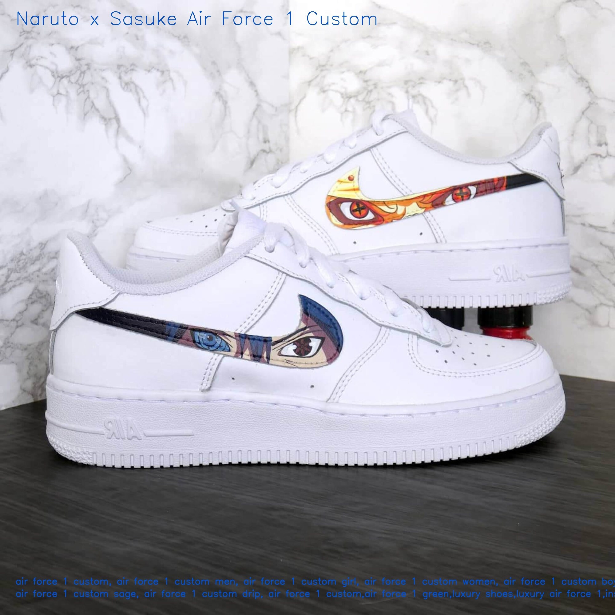 man custom shoes nike air force 1, luxury, sexy, gift, white