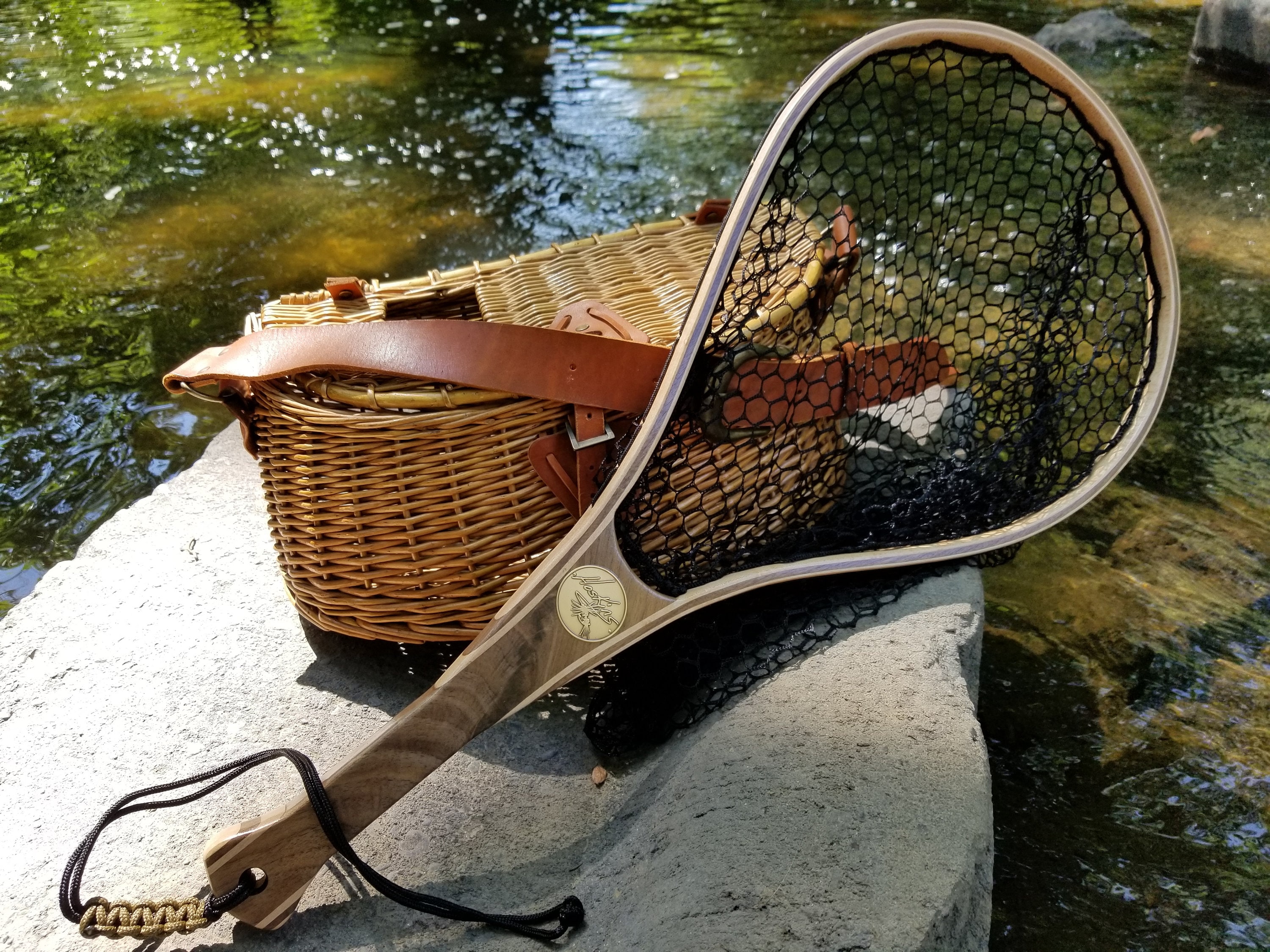 Custom wooden hand crafted fly fishing landing nets for 25 years