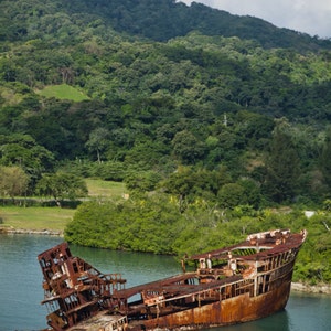 Shipwreck. Roatan. Honduras. 2012. 11x14&quot; photograph by Nathaniel C. Shannon