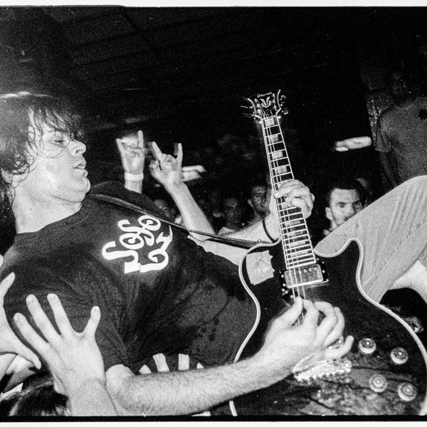 LOCAL H at the magic stick, Detroit, MI. 2002 photo by Nathaniel C. Shannon - 35mm film