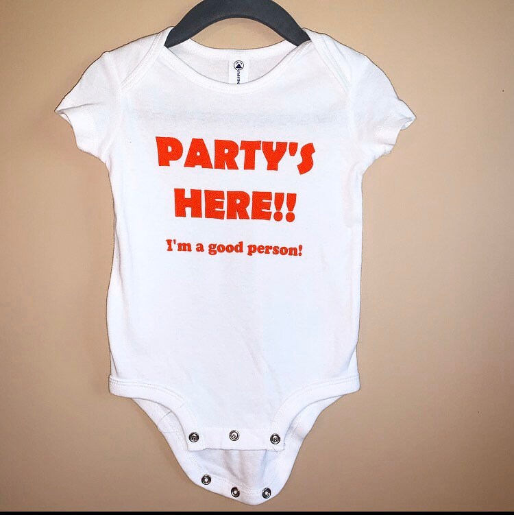 snap on baby onesie