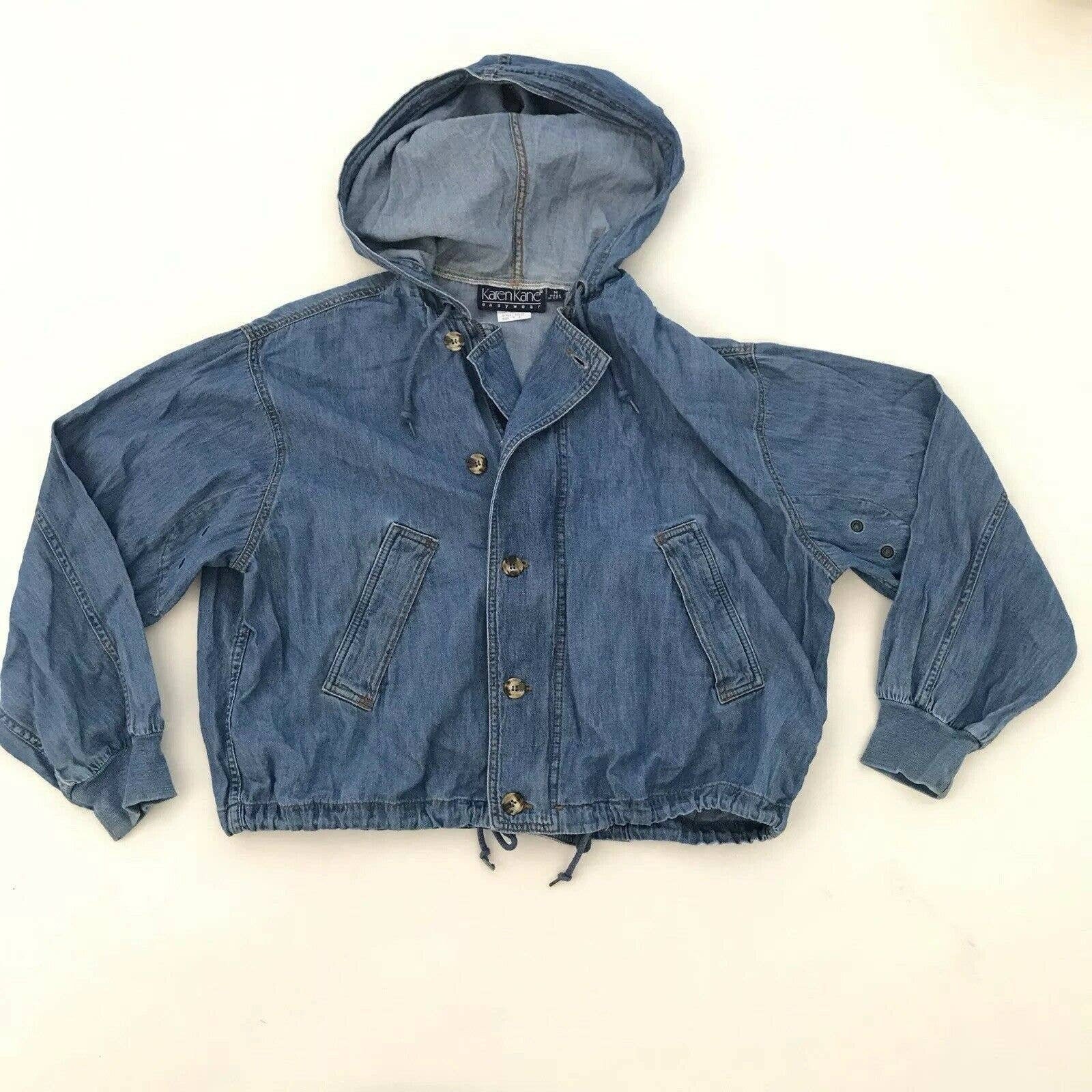 lightweight cropped denim jacket