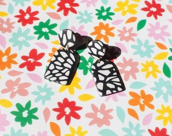 Handmade Clay Earrings | The Monarch | Clay + Collection