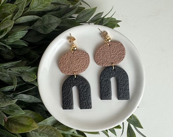 CLAY EARRINGS + lightweight + hypoallergenic + handmade + statement earring