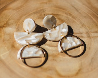Handmade Clay Earrings | The Michelangelo | Clay + Collection
