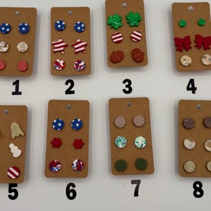 CLEARANCE STUD PACKS + lightweight + hypoallergenic + handmade + statement earring