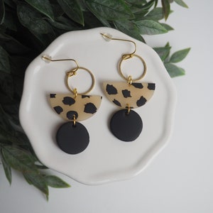 CLAY EARRINGS + lightweight + hypoallergenic + handmade + statement earring