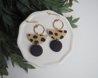 CLAY EARRINGS + lightweight + hypoallergenic + handmade + statement earring