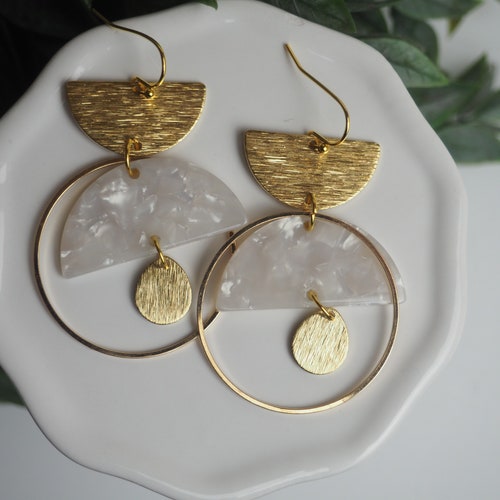 CLAY EARRINGS Lightweight Hypoallergenic Handmade Etsy