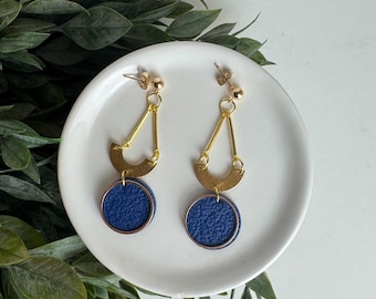 CLAY EARRINGS + lightweight + hypoallergenic + handmade + statement earring