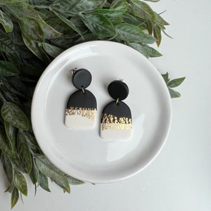 CLAY EARRINGS + lightweight + hypoallergenic + handmade + statement earring